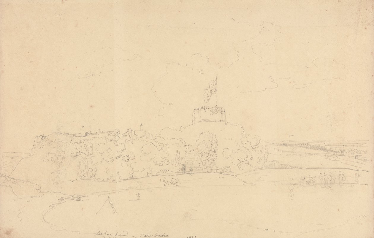 Archery Ground, Carisbrooke af Capt. Thomas Hastings
