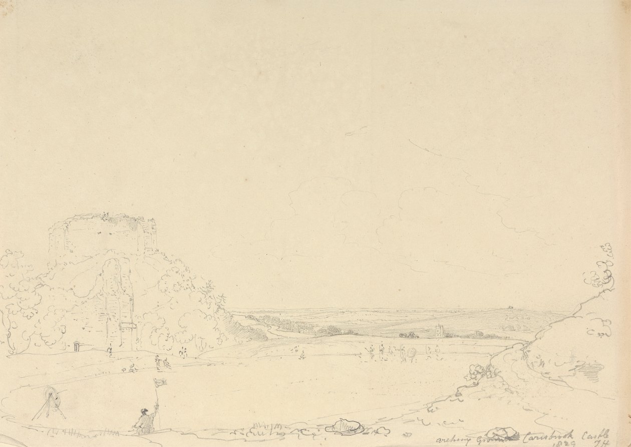 Archery Ground, Carisbrooke, Isle of Wight af Capt. Thomas Hastings