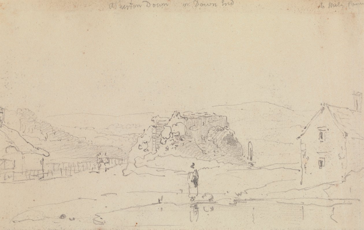 Arreton Down eller Down End, Isle of Wight af Capt. Thomas Hastings