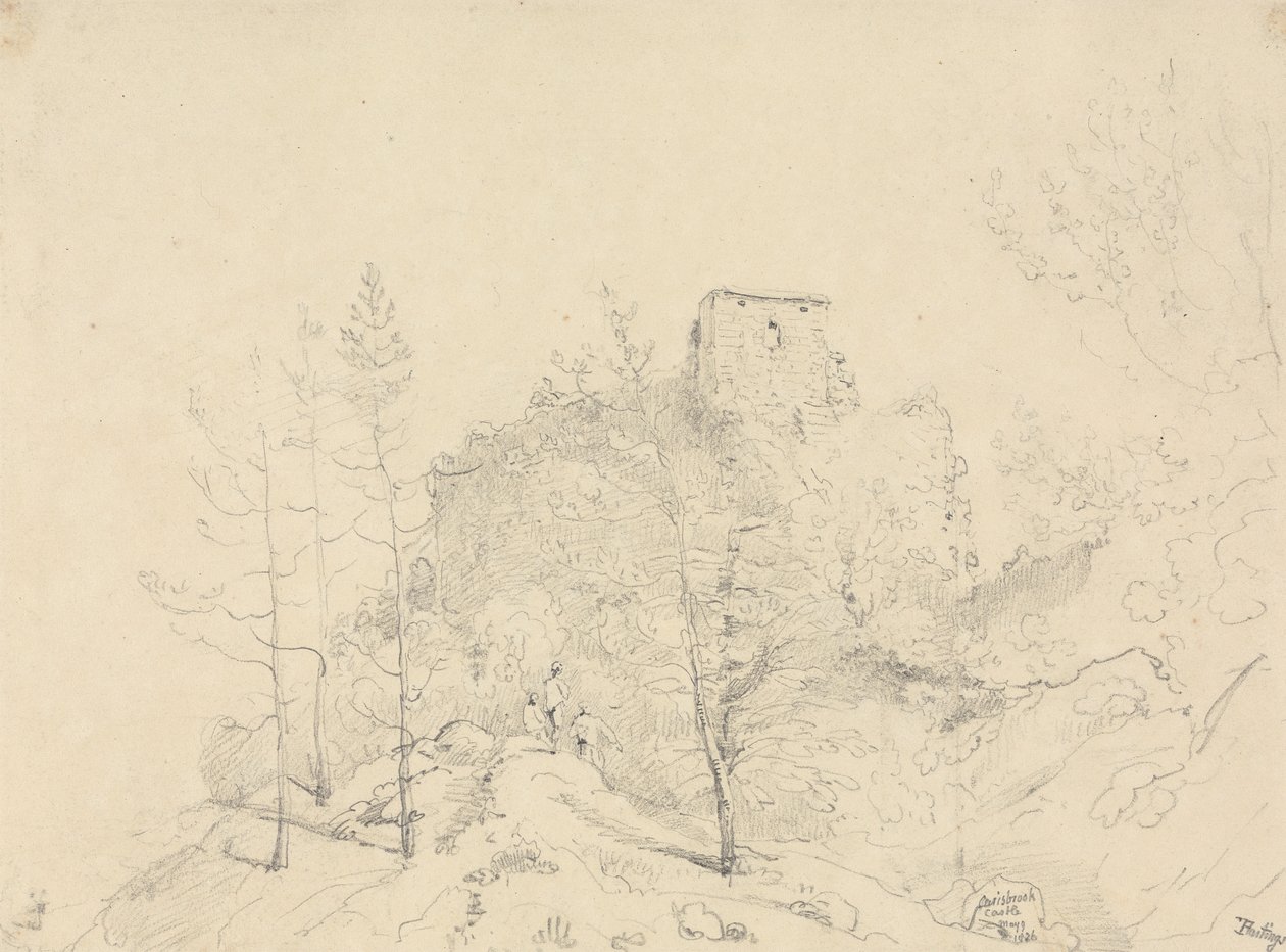 Carisbrooke Castle, 9. maj 1826 af Capt. Thomas Hastings