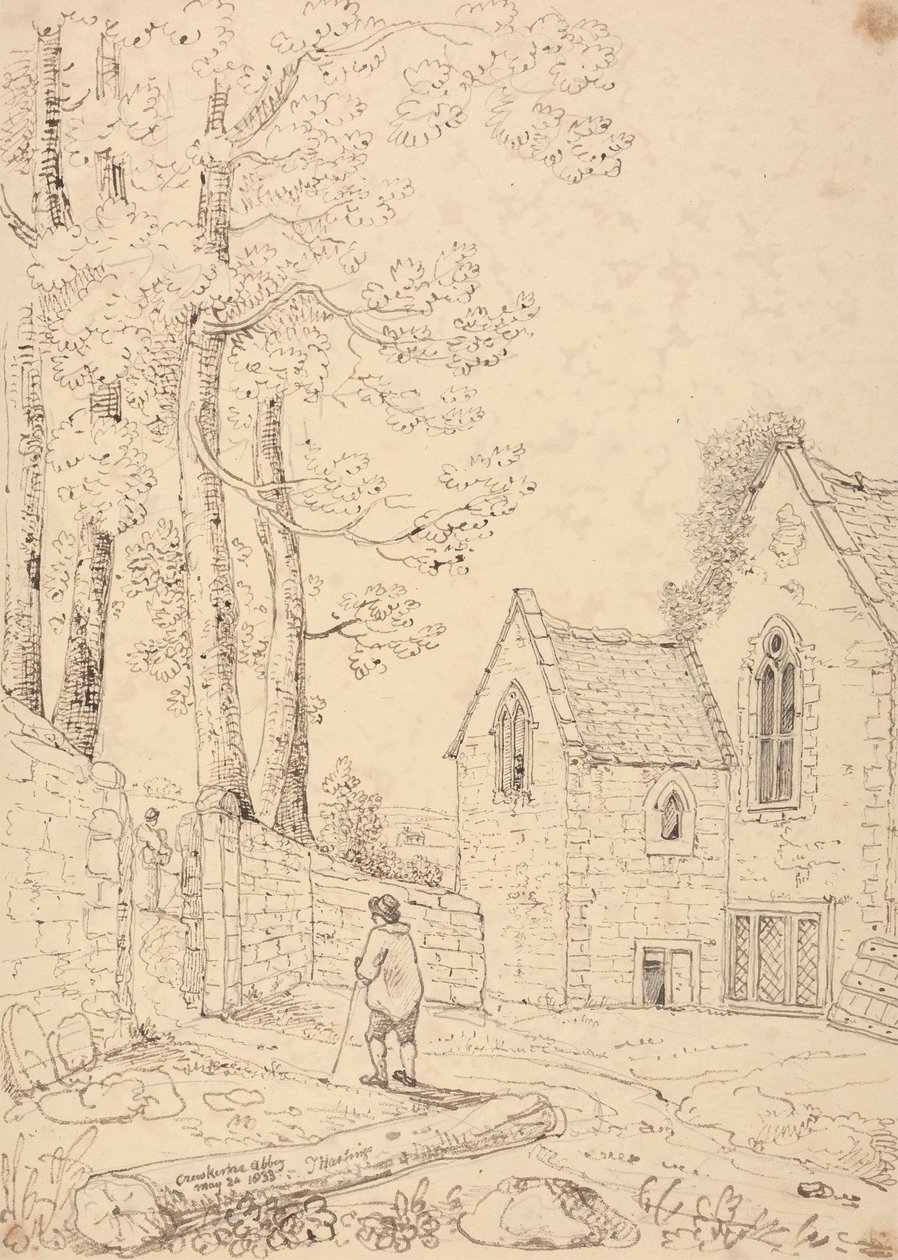 Crewkerne Abbey, 24. maj 1833 af Capt. Thomas Hastings