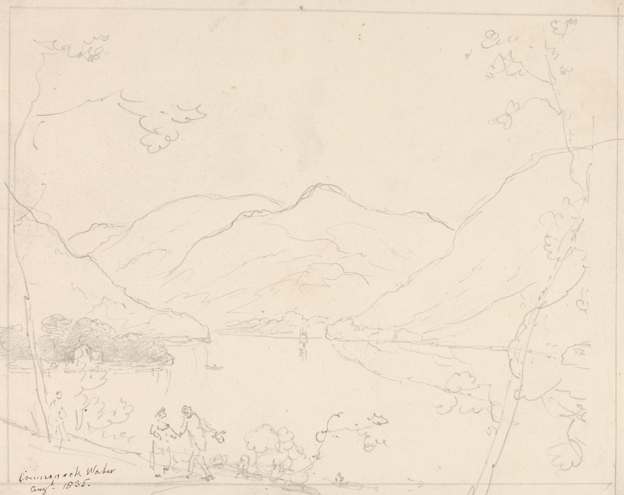 Crummock Water, august 1835 af Capt. Thomas Hastings