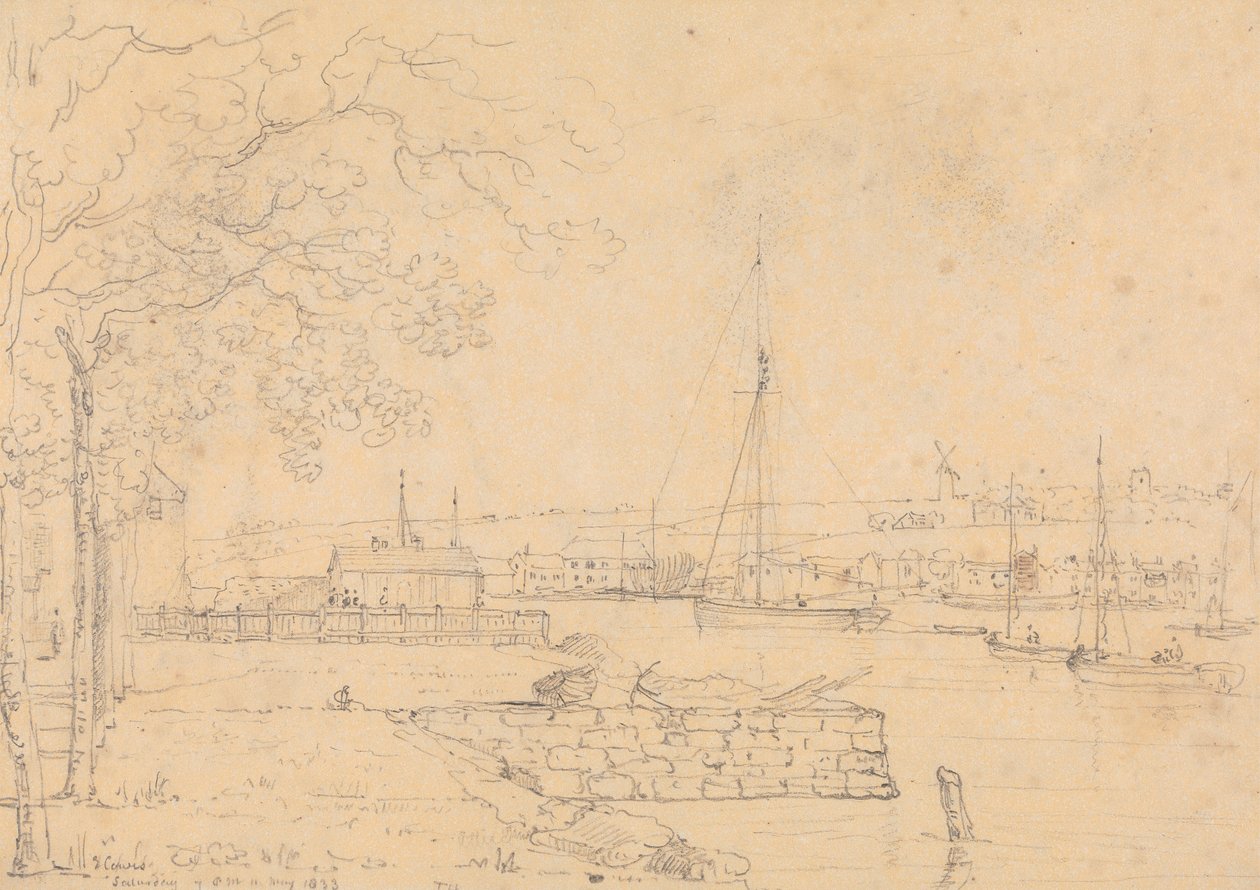 East Cowes, kl. 19.00, 11. maj 1833 af Capt. Thomas Hastings