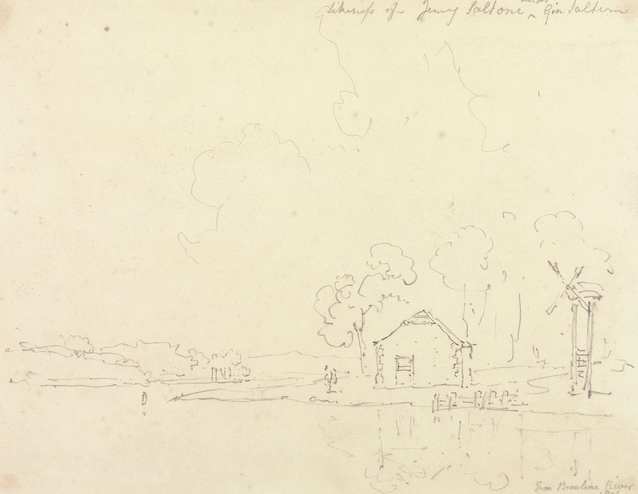 Fra Beaulieu River, Hampshire af Capt. Thomas Hastings
