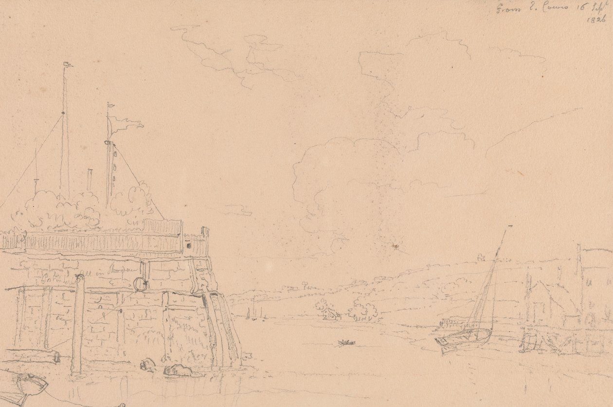 Fra East Cowes, 16. september 1826 af Capt. Thomas Hastings