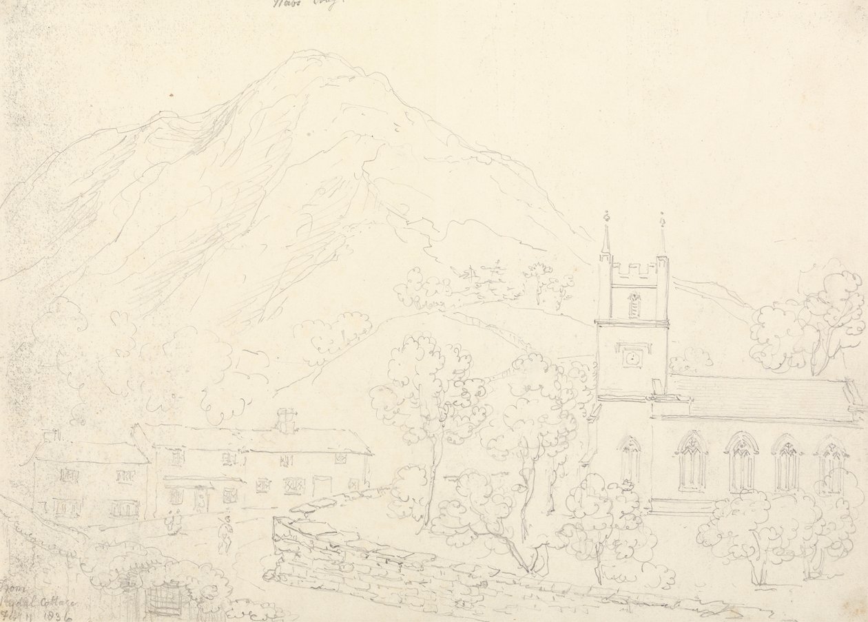 Fra Rydal Cottage, 11. februar 1836 af Capt. Thomas Hastings