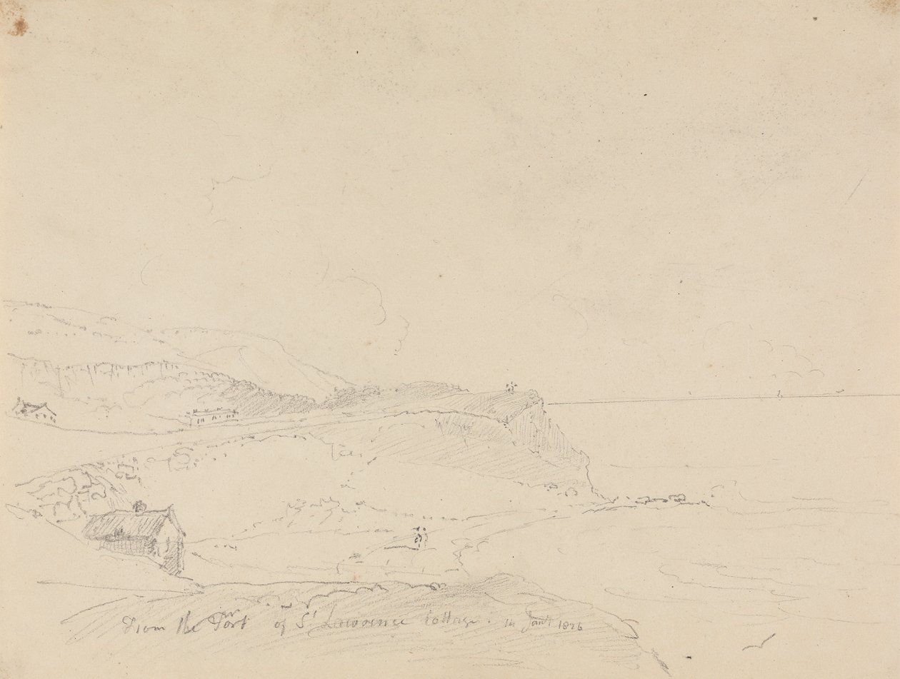 Fra havnen i Saint Lawrence, 14. januar 1826 af Capt. Thomas Hastings