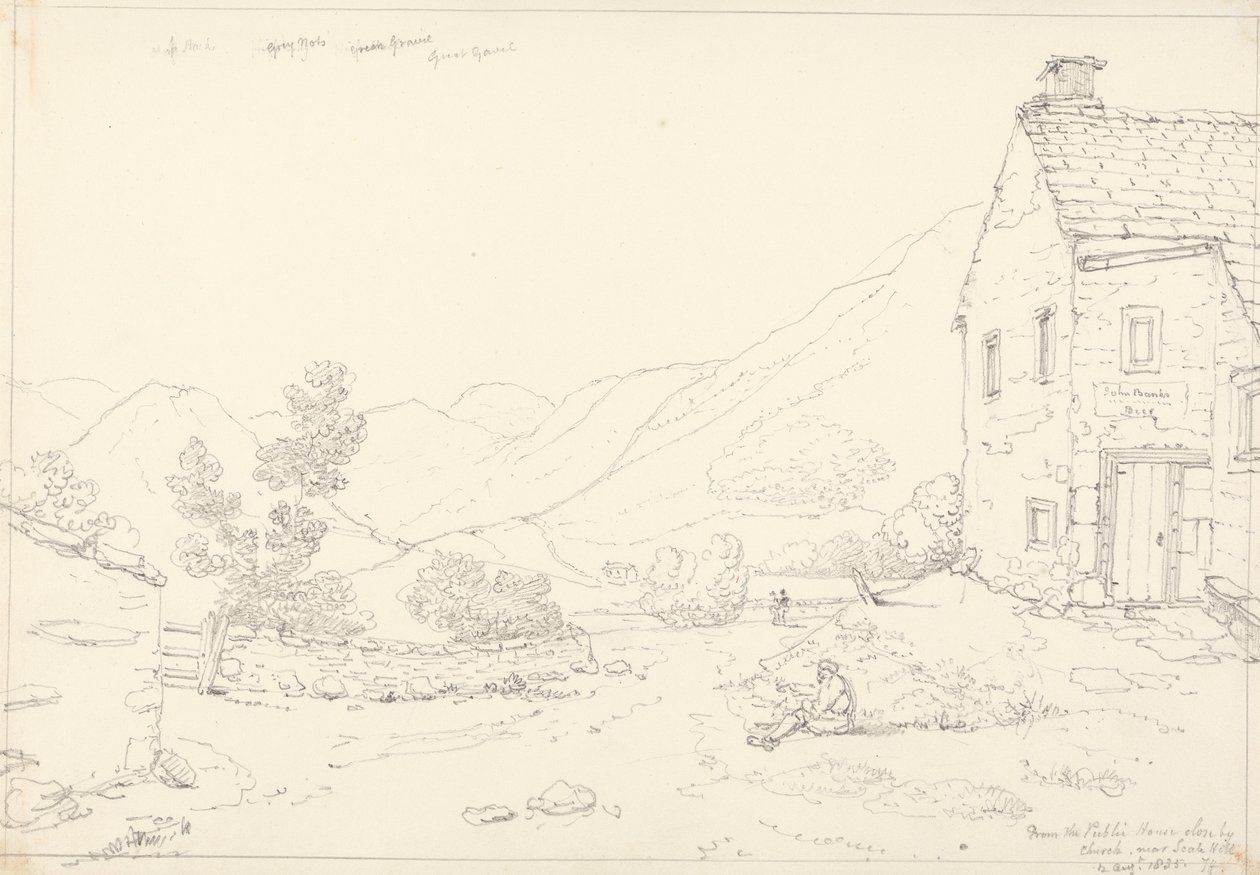 Fra Public House nær Scale Hill, 2. august 1835 af Capt. Thomas Hastings