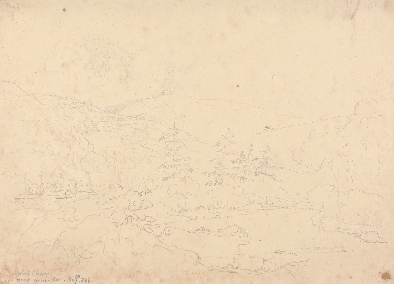 Holne Chase nær Ashburton, 30. maj 1833 af Capt. Thomas Hastings