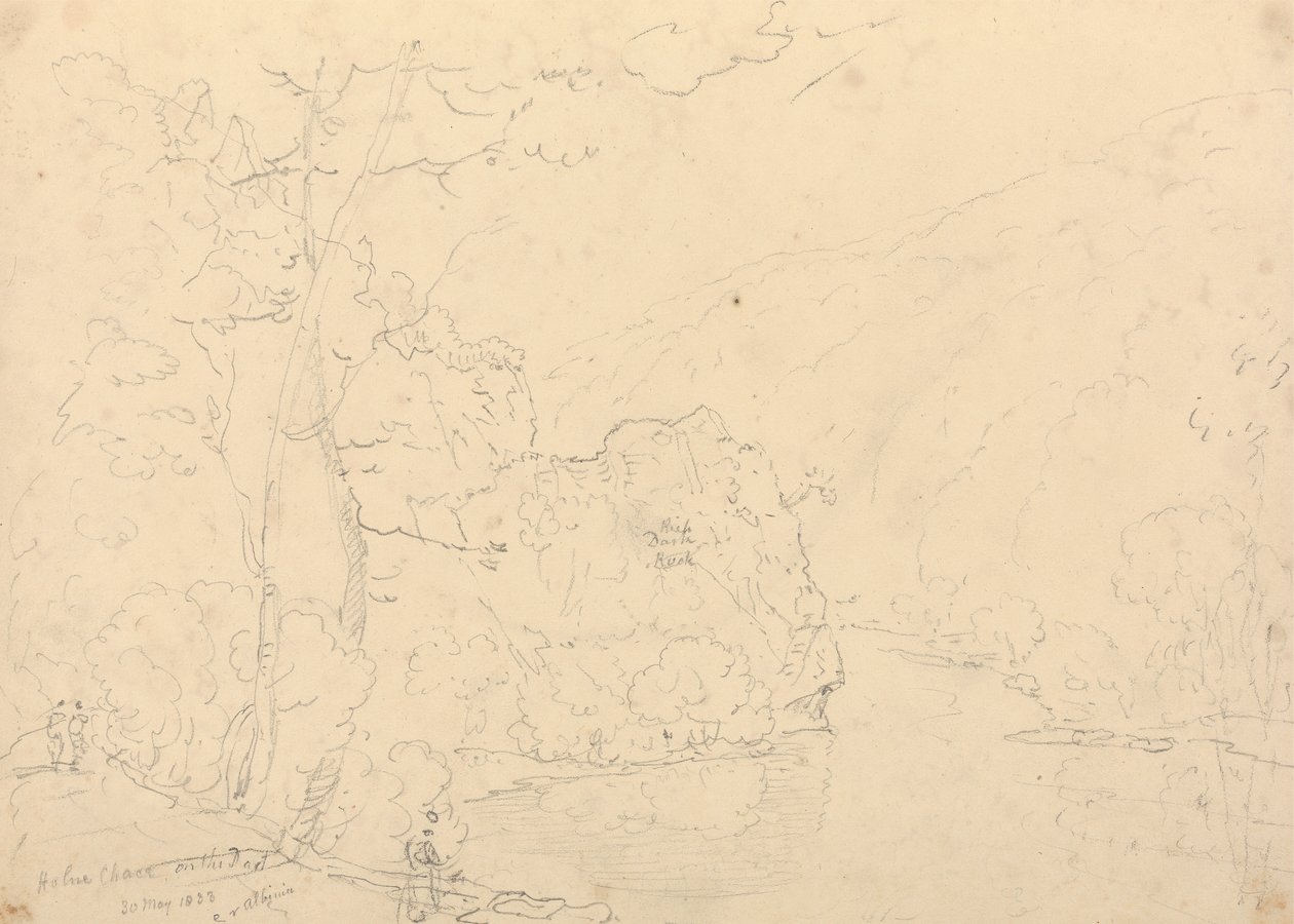 Holne Chase on the Dart, 30. maj 1833 af Capt. Thomas Hastings