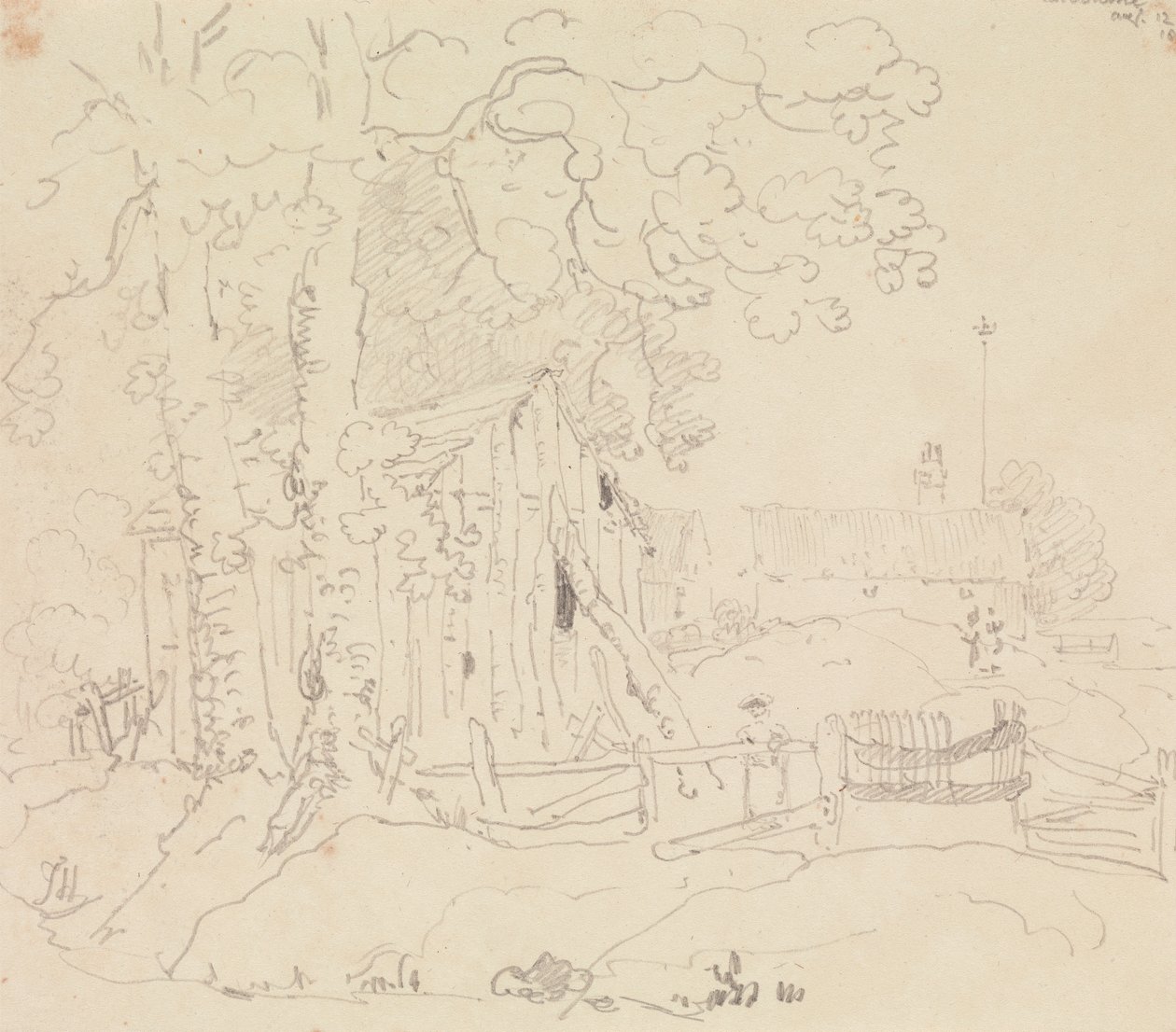 I Calbourne, Isle of Wight, 12. august 1829 af Capt. Thomas Hastings