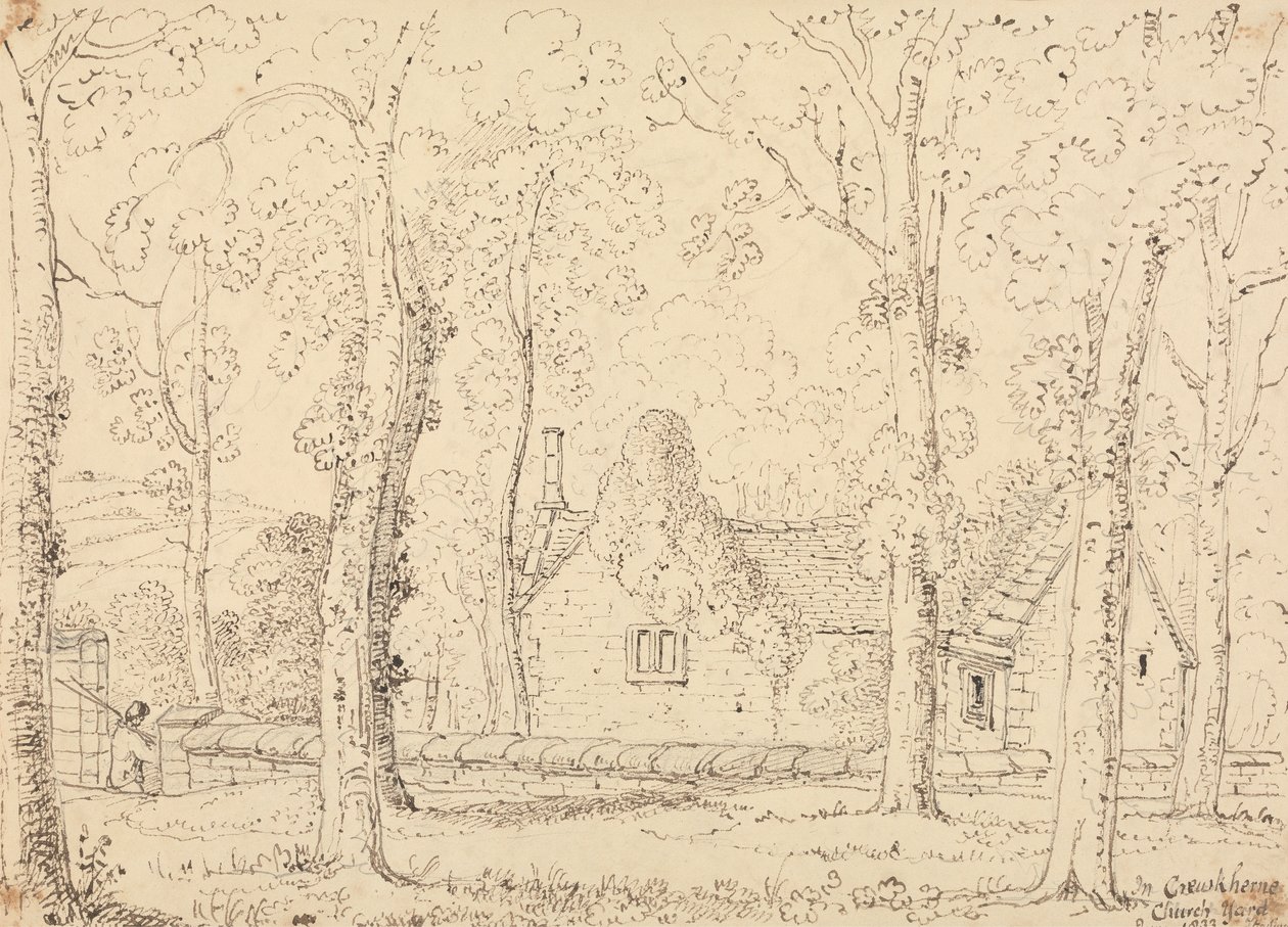I Crewkerne Kirkegård, juni 1833 af Capt. Thomas Hastings