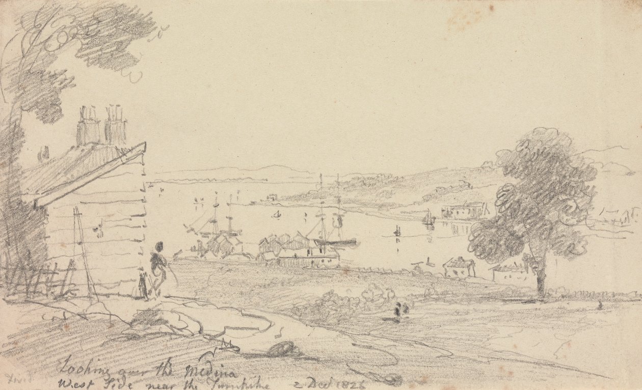 Ser over medinaen, 2. december 1826 af Capt. Thomas Hastings