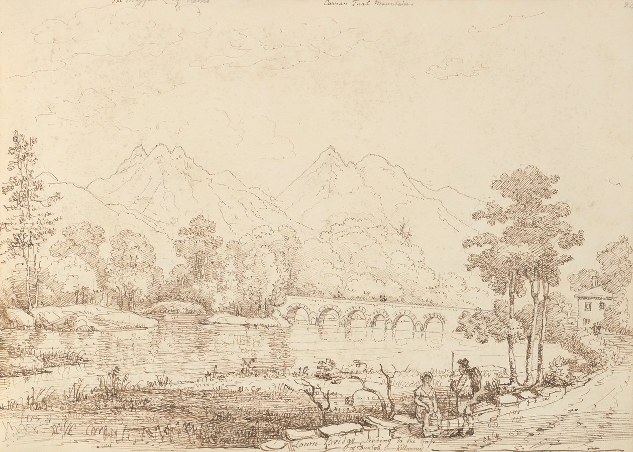 Lown Bridge, der fører til Gap of Dunloh af Capt. Thomas Hastings