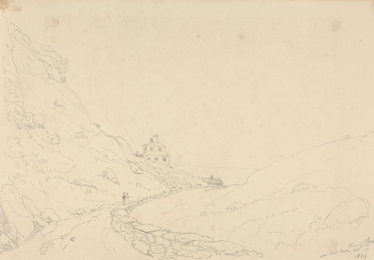 Mount Cleves, nær Sandrock, Isle of Wight af Capt. Thomas Hastings