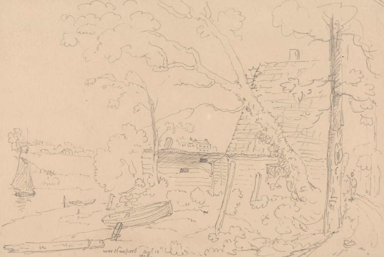 I nærheden af Newport, 12. august 1826 af Capt. Thomas Hastings