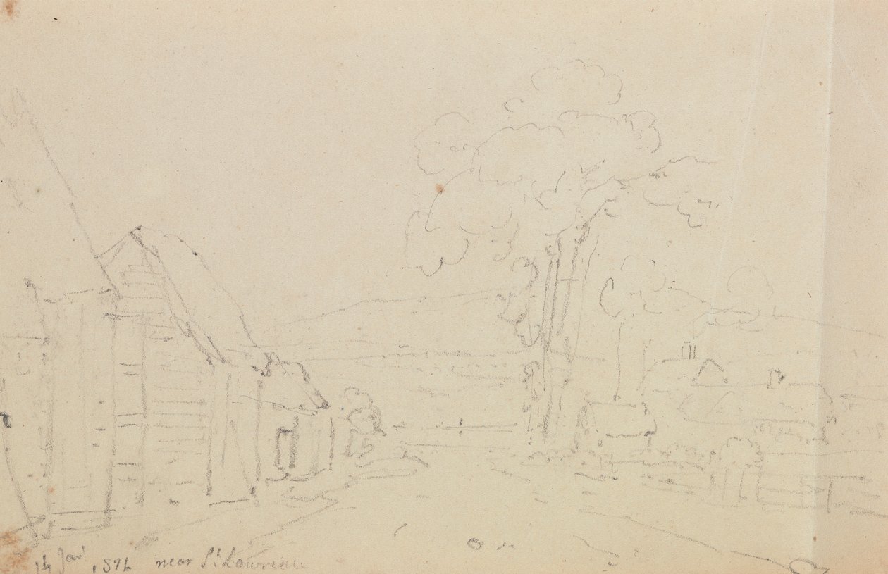 I nærheden af Saint Lawrence, 14. januar 1826 af Capt. Thomas Hastings