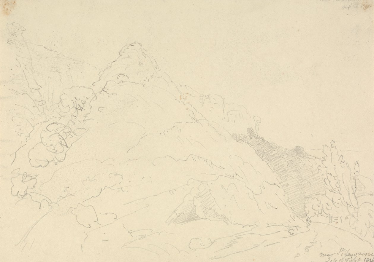 I nærheden af Saint Lawrence, 9. august 1826 af Capt. Thomas Hastings
