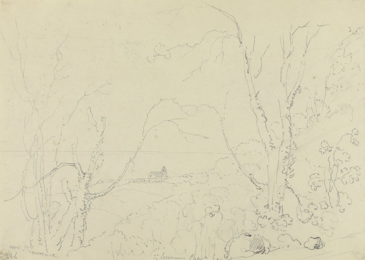 Tæt på Saint Lawrence, Isle of Wight af Capt. Thomas Hastings