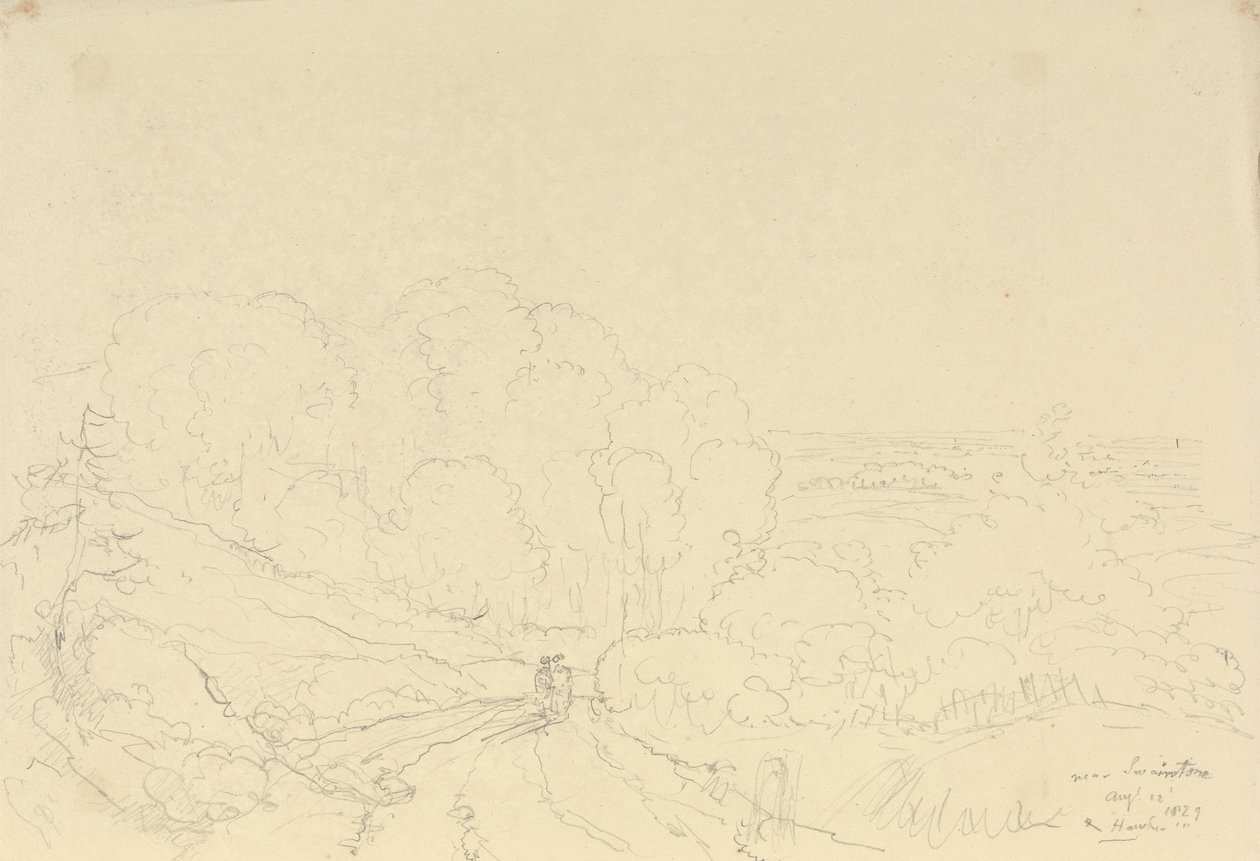 I nærheden af Swainstone, 12. august 1829 af Capt. Thomas Hastings