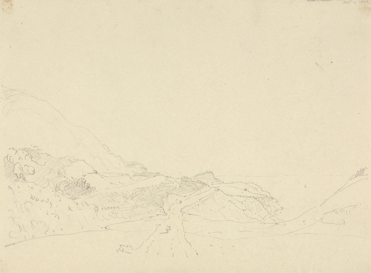 I nærheden af Ventnor Down, 19. august 1826 af Capt. Thomas Hastings