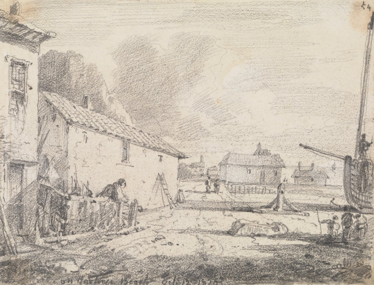 På Hastings Beach, 12. oktober 1820 af Capt. Thomas Hastings