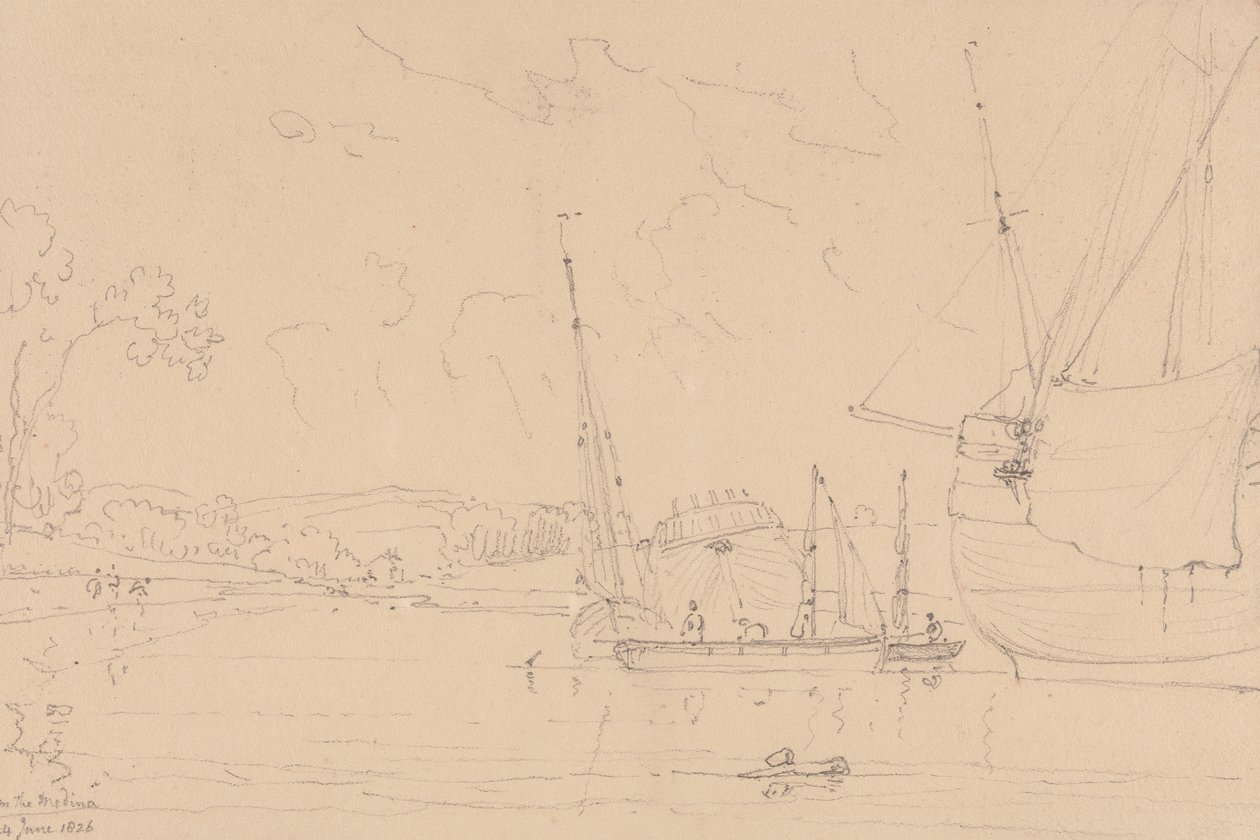 På Medinaen, 24. juni 1826 af Capt. Thomas Hastings