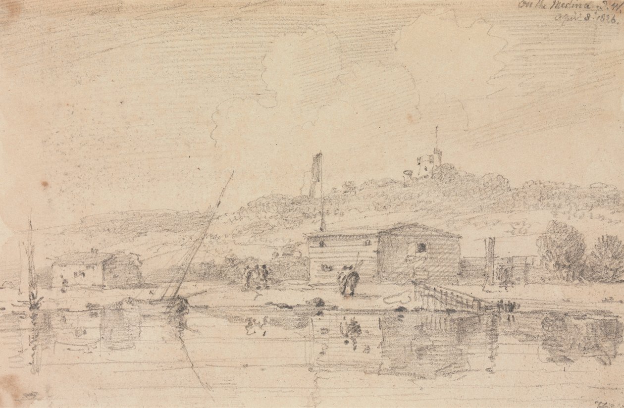 På Medinaen, 8. april 1826 af Capt. Thomas Hastings