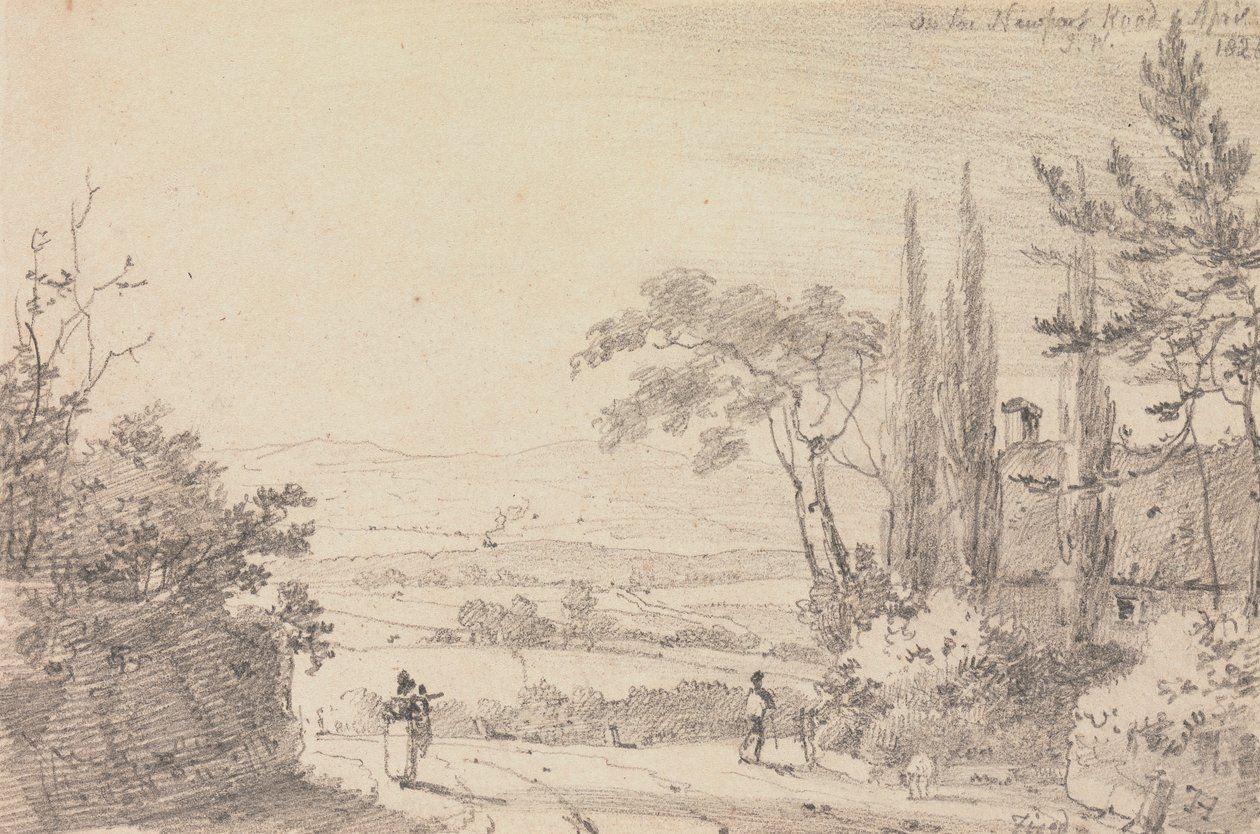 På Newport Road, april 1826 af Capt. Thomas Hastings