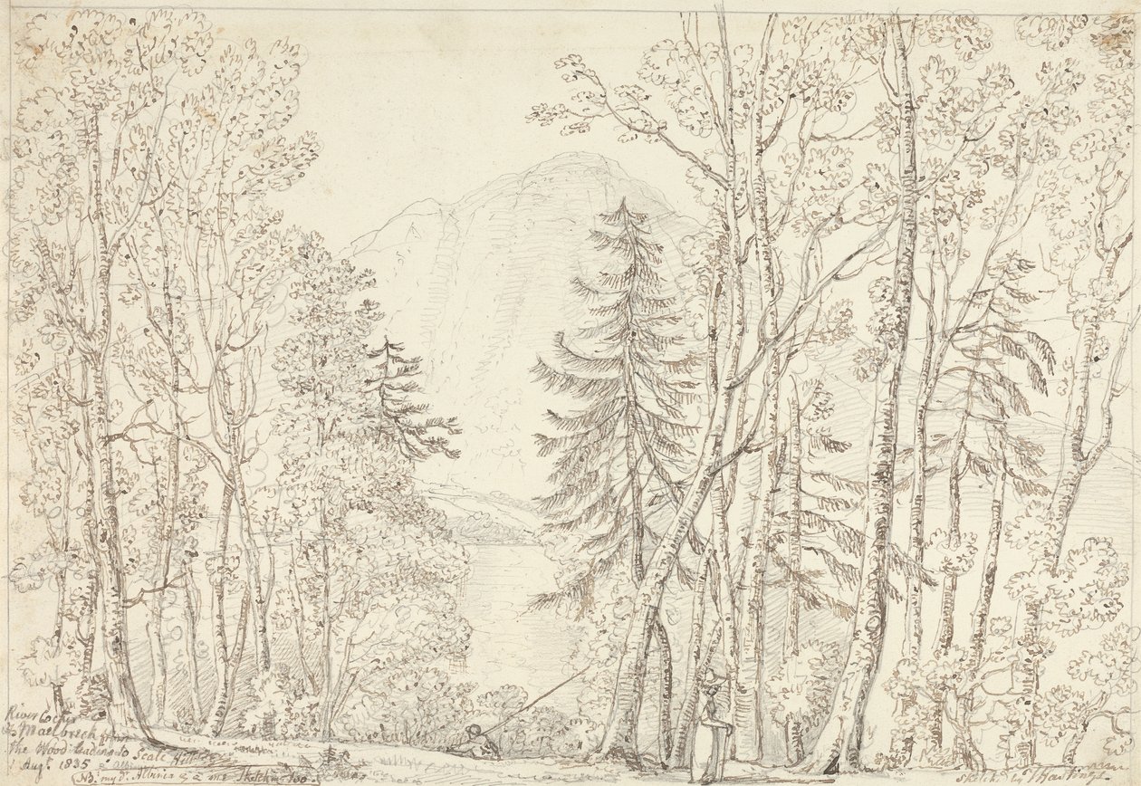 River Cocker og Mellbreak, 1. august 1835 af Capt. Thomas Hastings