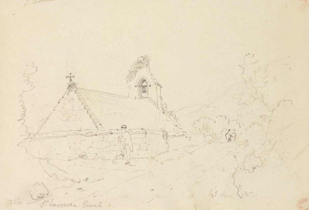 Saint Lawrence Church, Isle of Wight af Capt. Thomas Hastings