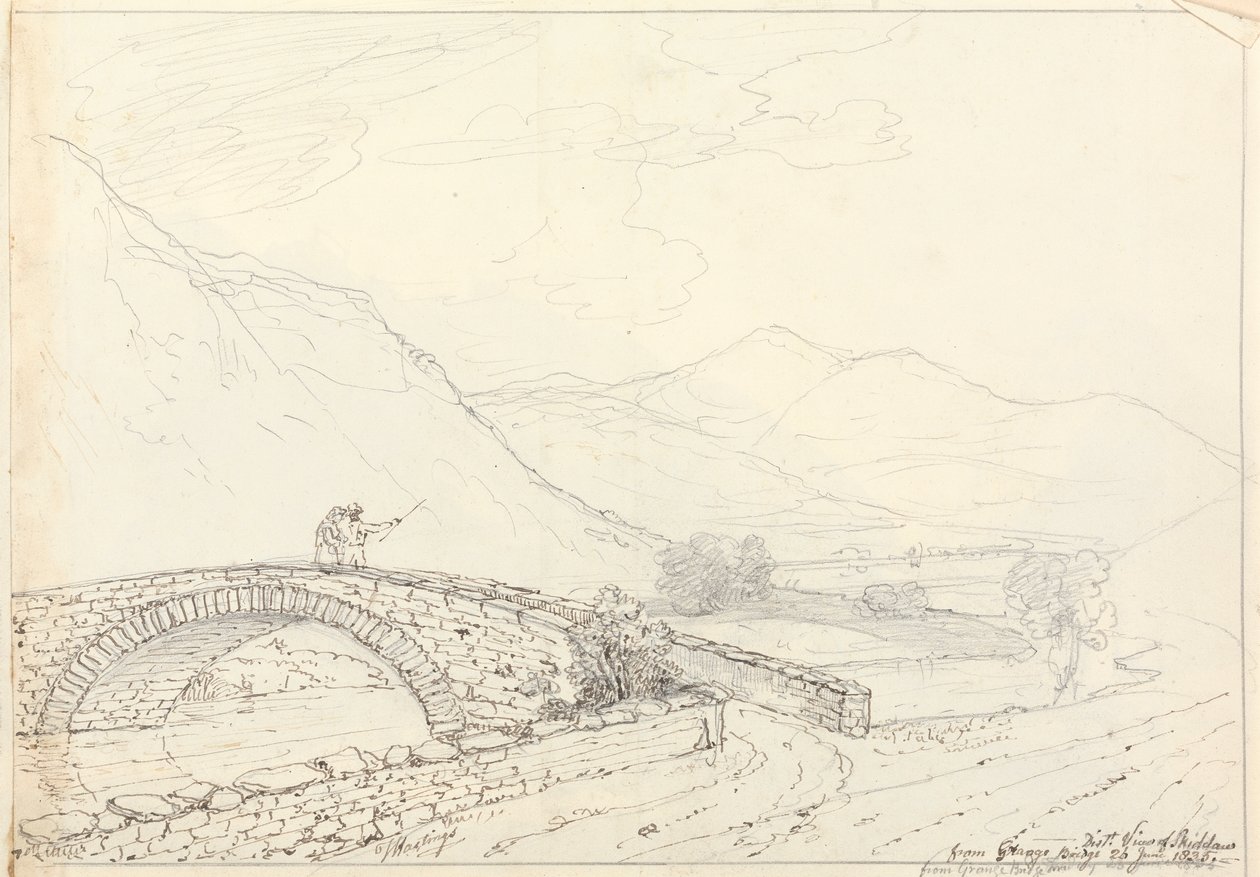 The Bowder Stone, Jaws of Borrowdale, lørdag den 27. juni 1835 af Capt. Thomas Hastings