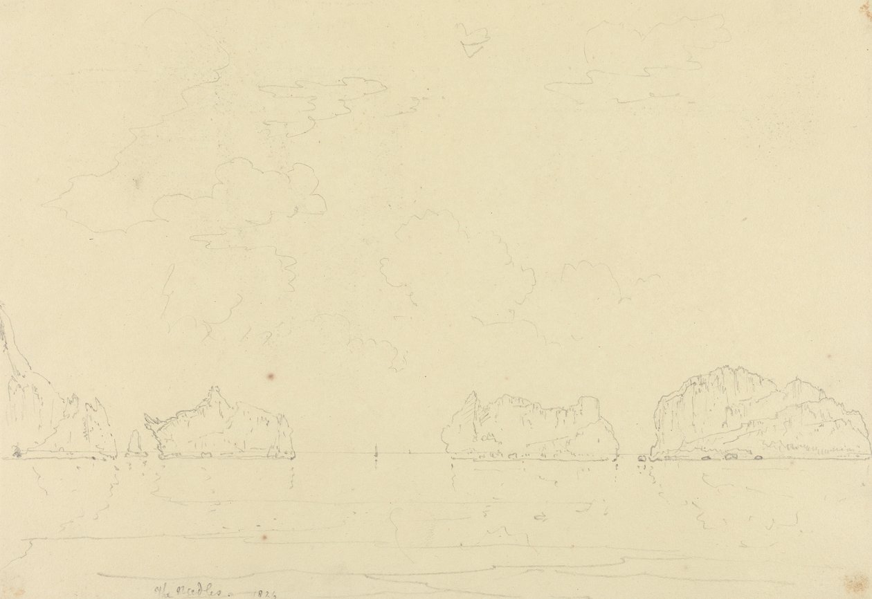The Needles, Isle of Wight af Capt. Thomas Hastings