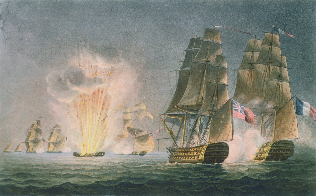 Kapring af Rivoli, 22. februar 1812, graveret af T. Sutherland til "The Naval Chronology of Great Britain" af J. Ralfe, udgivet i 1820 af Captain John William Andrew