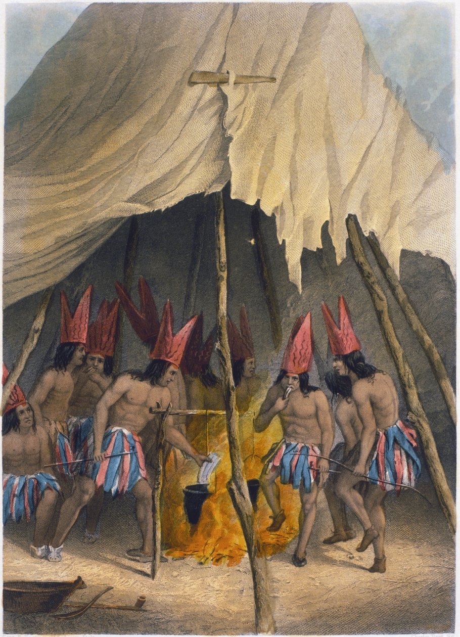 Dans til kæmpen, 1853 af Captain Seth Eastman