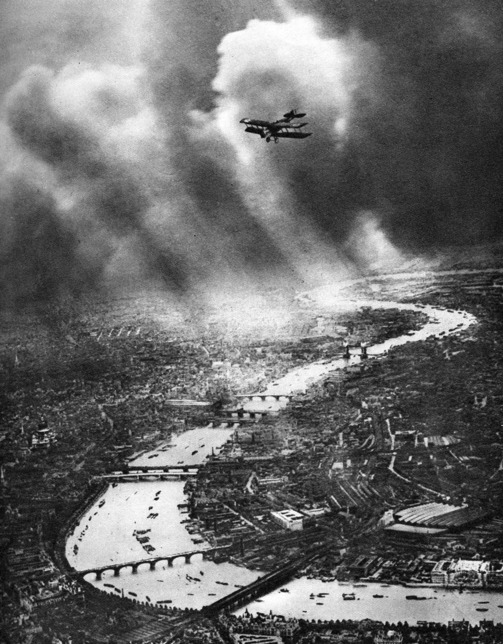 Udsigt over London, 1926-1927 af Captain Alfred G. Buckham