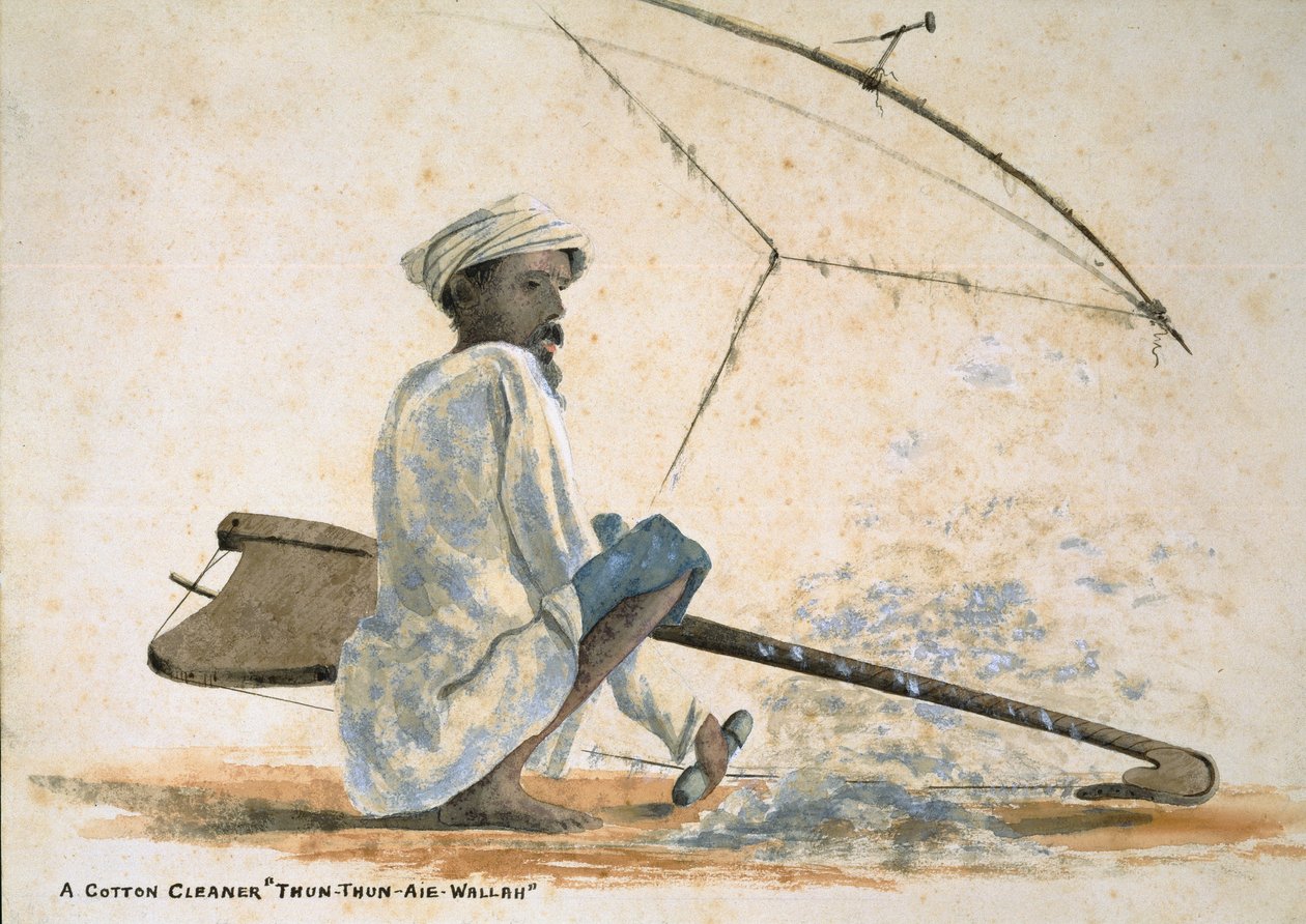 En bomuldsrens Thun-Thun-Aie-Wallah, Indien af Captain Cornelius Francis James