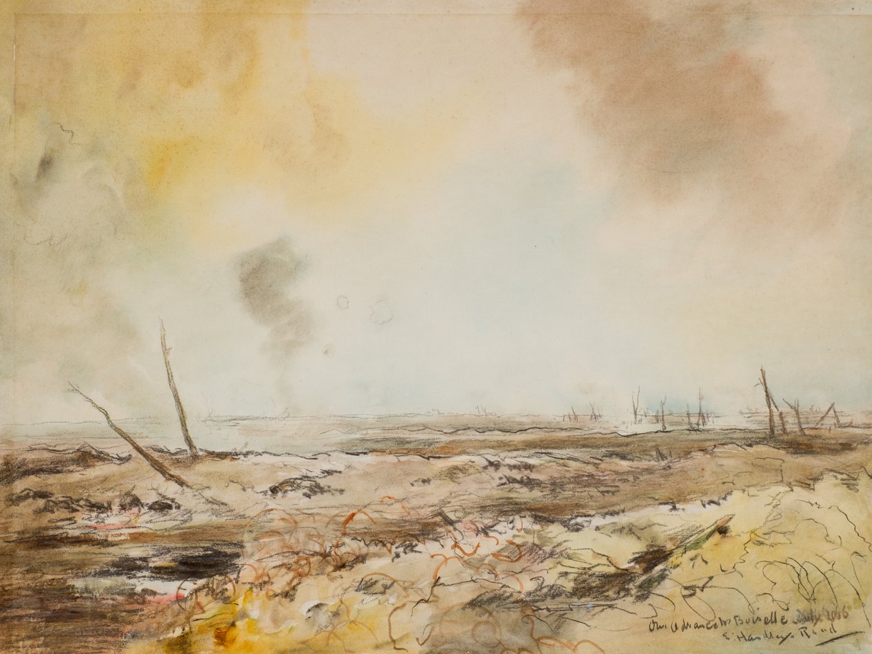 Vores fremskridt til (La) Boiselle - juli 1916. af Captain Edward Henry Handley Read