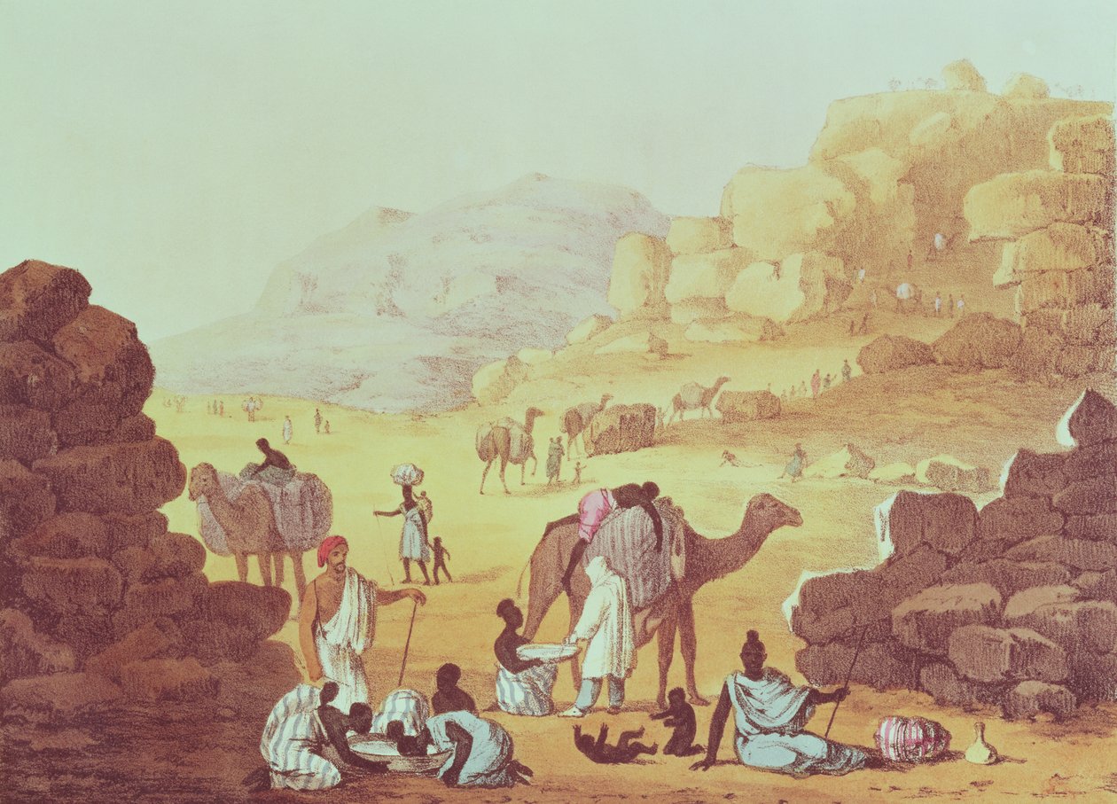 En slavekaravane, planche fra 