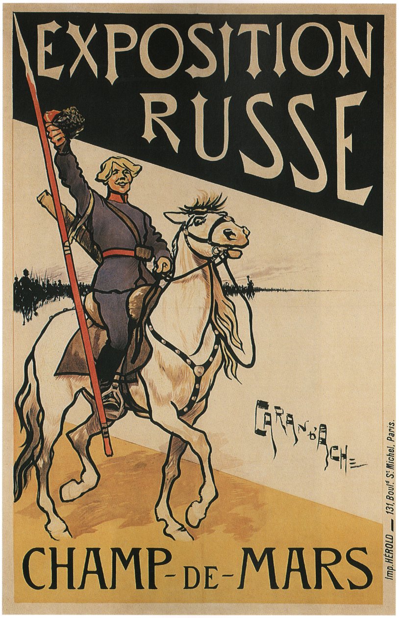 Champ-De-Mars russisk udstilling, 1895 af Caran d’Ache