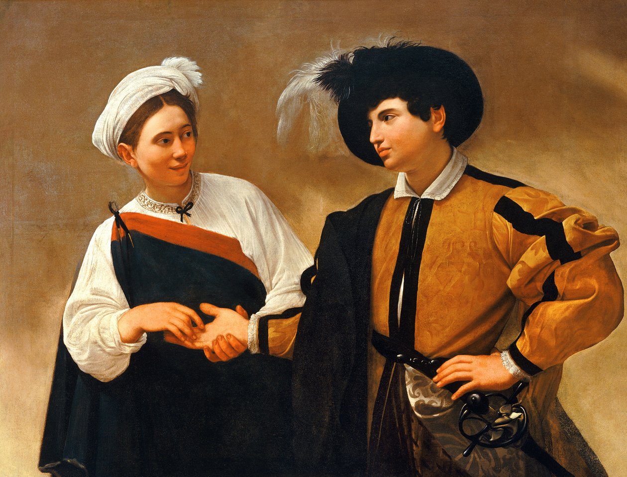 Spåmand af Michelangelo Merisi Caravaggio