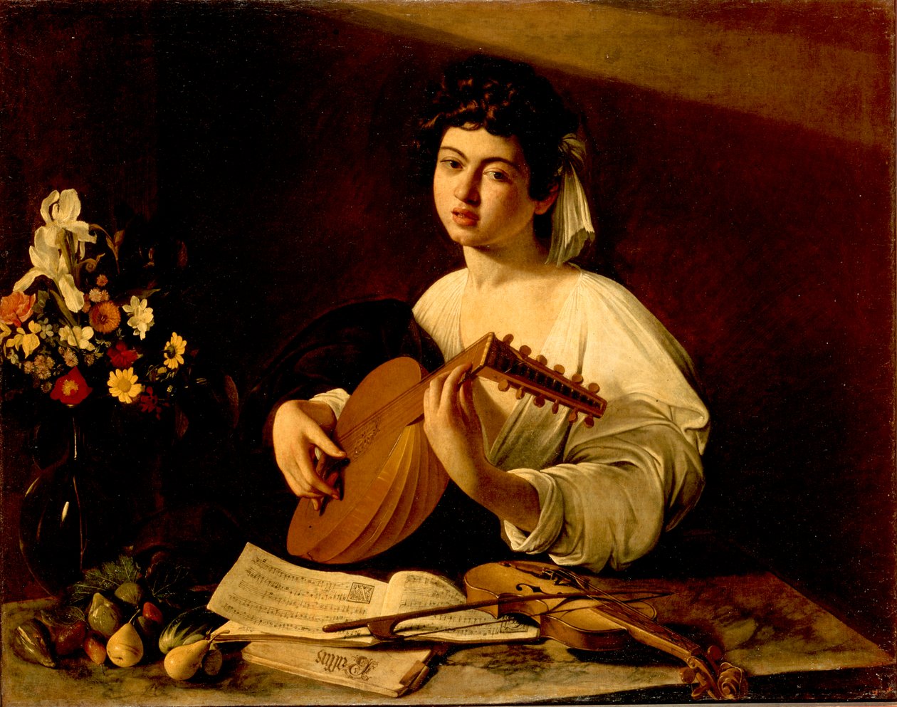 Lutespilleren af Michelangelo Merisi Caravaggio