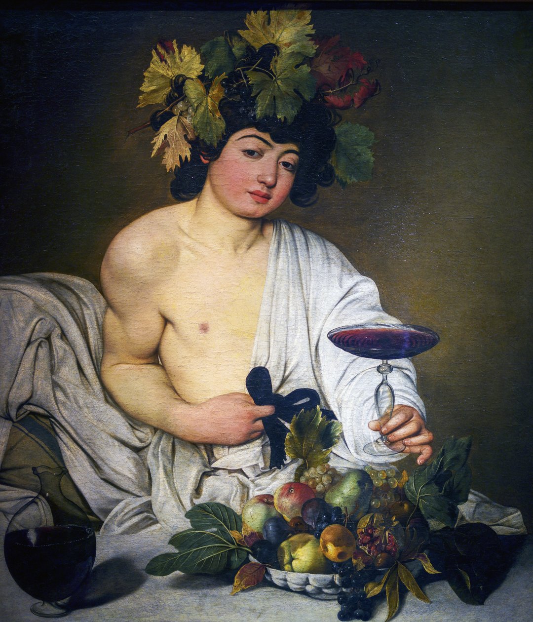 Italiensk: Bacco Bacchus af Caravaggio