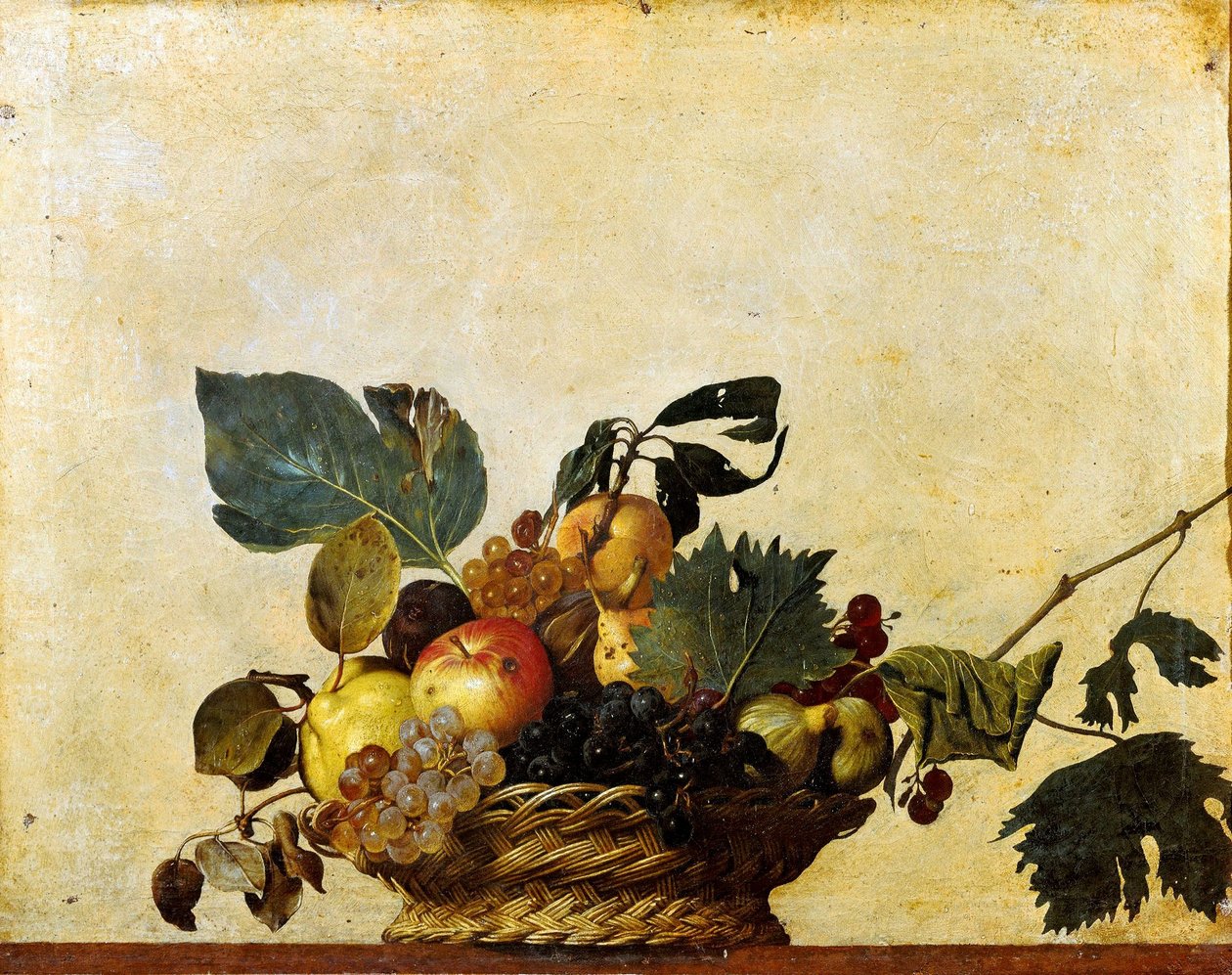 Italiensk: Kurv med frugt af Caravaggio
