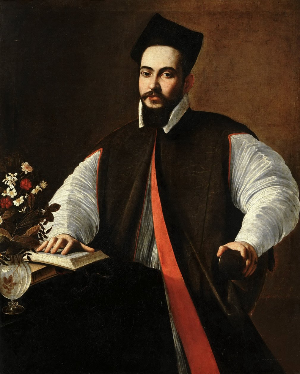 Italiensk: Portræt af Maffeo Barberini Portræt af Maffeo Barberini (pave Urban VIII) af Caravaggio
