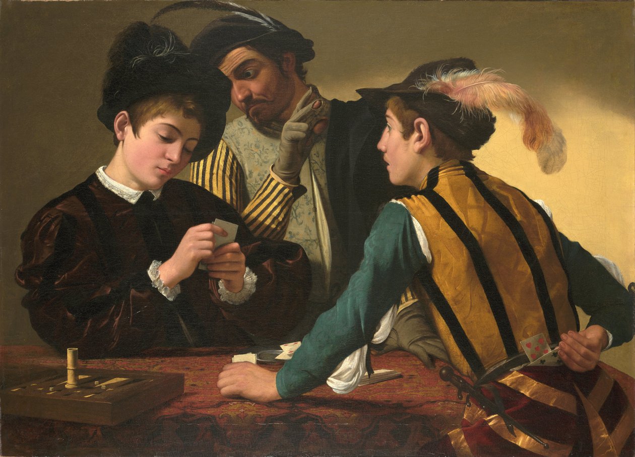 The Cardsharps af Caravaggio