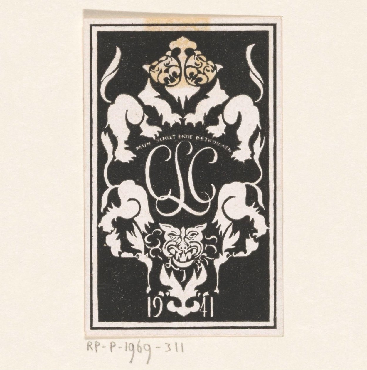 Ex-libris af Carel Lion Cachet af Carel Adolph Lion Cachet
