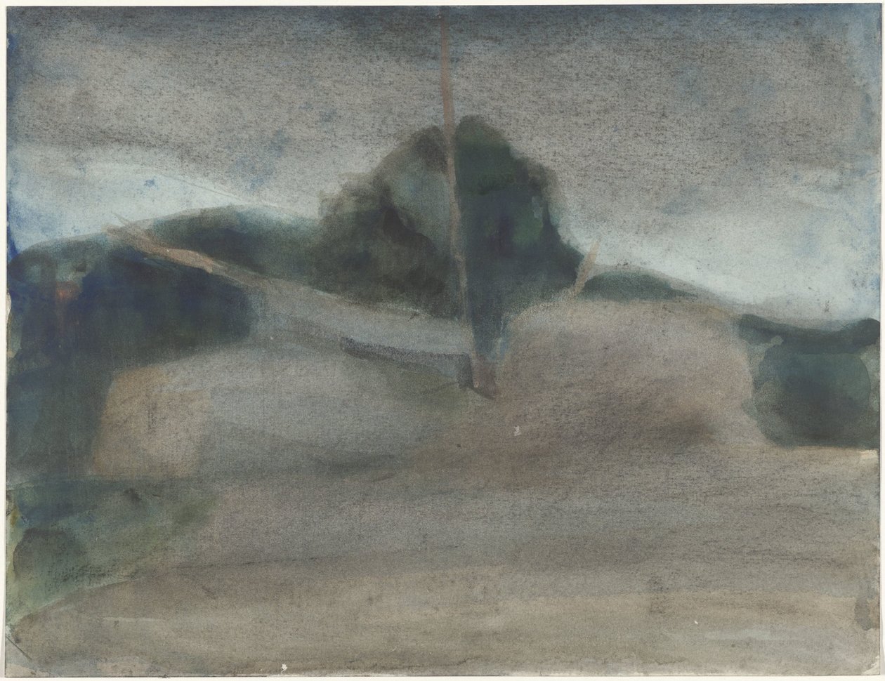 Landskab af Carel Adolph Lion Cachet