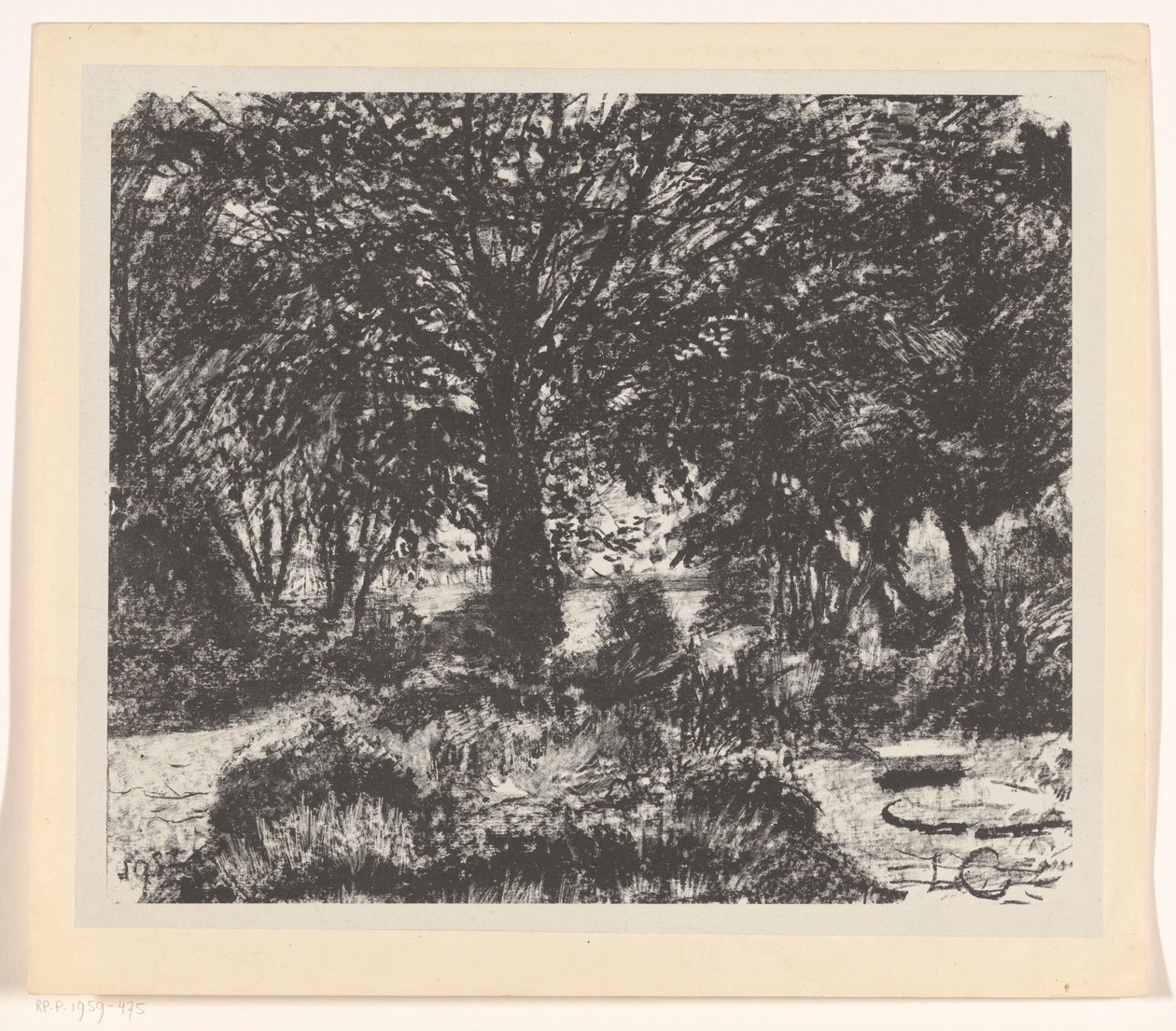 Have med stort træ af Carel Adolph Lion Cachet