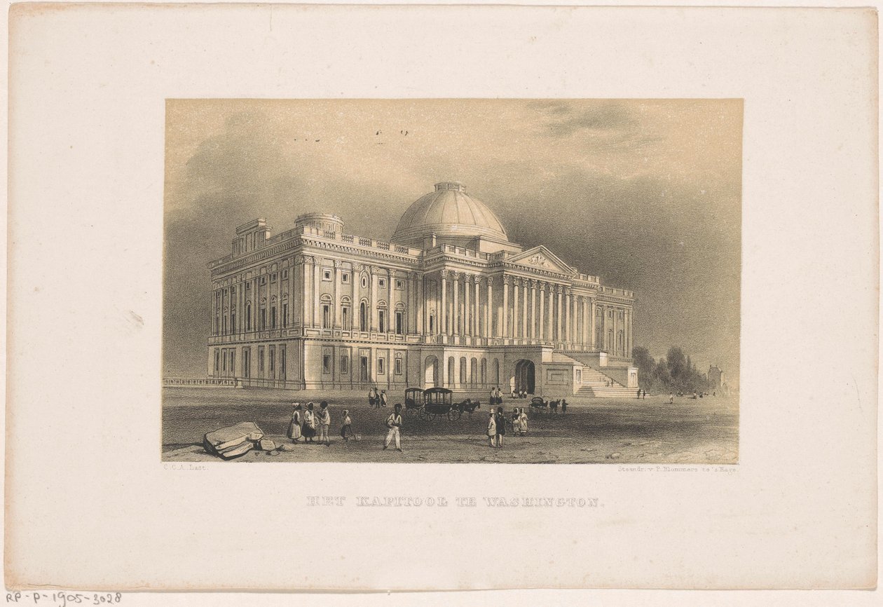 Capitol i Washington Capitol i Washington (titel på objekt) af Carel Christiaan Antony Last